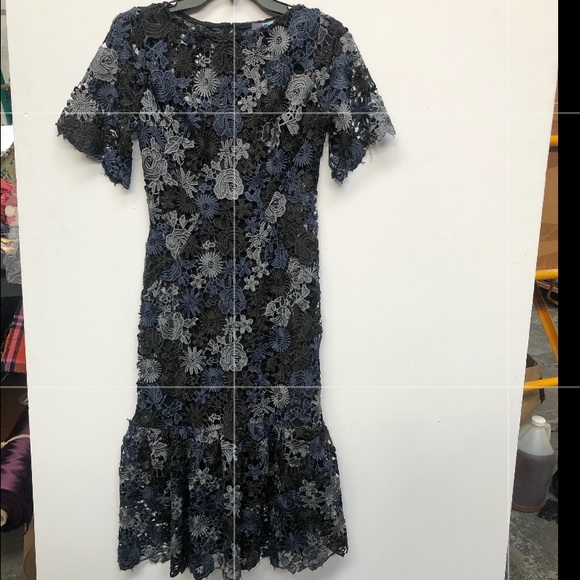 Eva Franco Anthropologie Embroidered Floral Midi Dress - Picture 6 of 6